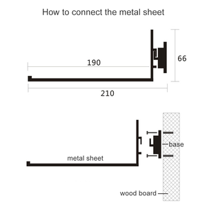 Cómo Instalar un Estante Flotante Metálico Minimalista Grande para Libros, Color Negro/Rosa/Blanco, <span class=keywords><strong>de</strong></span> Pared - Product Image 2