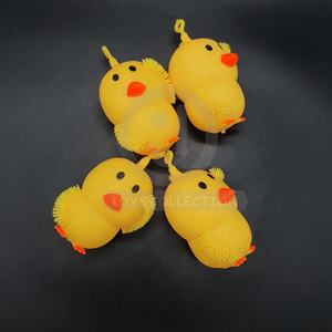 Haute qualité enfants allument TPR presser mignon canards jouets jaune caoutchouc canard jouet 80mm EN71 certifié 3 ans et plus - Product Image 2