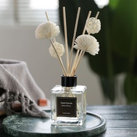 Diffuseur de parfum à bâtonnets en fibre blanche, marque privée, luxe, pour hôtel et décoration intérieure, vente en gros usine