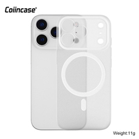 Funda de teléfono de cobertura completa a prueba de golpes suave de silicona Real magnética de círculo fino de lujo para iPhone 17 Pro Max Plus