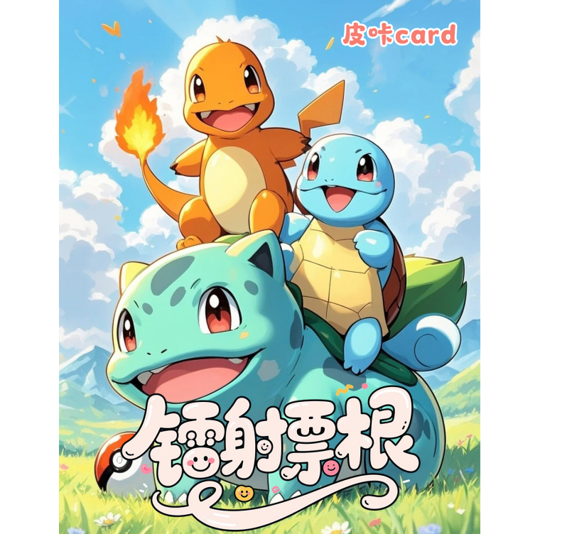 YZ Оригинальная китайская PokemonedPaper, скульптурная Лазерная Коробка для билетов, аксессуары, редкий новый сюрприз, коллекция вентиляторов TCG