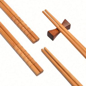Palillos de Bambú Carbonizado Ecológicos para Restaurantes, Hoteles y Hot Pot - Utensilios de Madera Reutilizables y Duraderos - Product Image 3