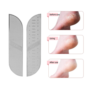 Rimuovi Calli in Acciaio Inossidabile di Alta Qualità, Doppio Lato Fine e Ruvido, Raspa per <span class=keywords><strong>Talloni</strong></span> Screpolati Argento - Product Image 4