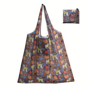 Bolsa de Compras Plegable Ligera y Ecológica con Estampados de Animales Ulikeke - Bolsa Portátil para Compras y Almacenamiento - Product Image 1