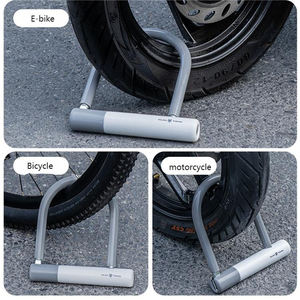 Xunting 방수 자전거 잠금 휠 잠금 키 전단 방지 U 잠금 휴대용 전기 자동차 및 오토바이 용 도난 방지 - Product Image 5