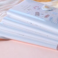 Carnet A5 avec couverture en PVC, fermeture magnétique, 76 feuilles, 80 g/m², pour recettes de desserts et dessins de gâteaux, ligné, papeterie étudiante, vente en gros