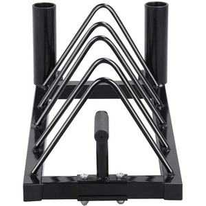 KWO-Soporte de disco de levantamiento de pesas <span class=keywords><strong>para</strong></span> equipo de gimnasio, almacenamiento horizontal, peso de parachoques, barra de acero - Product Image 3