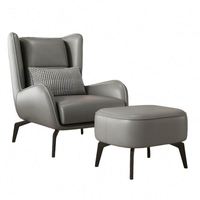 Fauteuil d'appoint design moderne avec base en métal, directement de l'usine, faible MOQ, pas cher