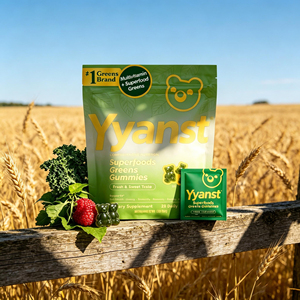 Gomitas de Superalimentos Verdes OEM/ODM, 28 Unidades Diarias # Suplemento Dietético Multivitamínico Superfood de la Marca Greens, con un Sabor Dulce y Fresco - Product Image 2