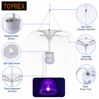 Lampe d'aquarelle décorative en Fiber de carbone, 2 pièces, 60 Cm, éclairage Led haute luminosité stepper, Flash automatique, Toprex décoration, CN/GUA