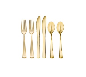 Ensemble de couverts en métal de qualité supérieure Design durable en acier inoxydable pour salle à manger, cuisine, restaurant et hôtel - Product Image 2