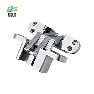Bisagra oculta de zinc de alta resistencia para puerta de madera de dormitorio, estilo moderno, ajustable, negro mate, Bld-f7, apertura de 180 grados, 100 kg - Product Image 4