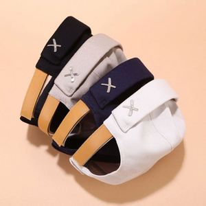 Vente en gros Nouvelle mode Meilleures ventes Haute qualité Bérets en coton, Casquettes snapback Melon et Casquettes Docker pour hommes avec logo métallique - Product Image 3