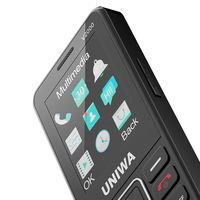 Teléfono Celular para Personas Mayores UNIWA V2000 4G LTE Original de Fábrica al por Mayor, Pantalla de 2.4 Pulgadas, 1700mAh, Doble SIM, Teléfono con Funciones 4G