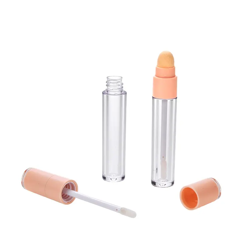 Wholesale Good quality empty lip gloss plastic cosmetic packaging concealer tube