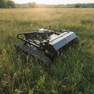 Tondeuse à gazon sur chenilles Big Power Briggs Stratton avec moteur 810CC, vitesse de marche de 4 km/h, débroussailleuse télécommandée pour pentes - Product Image 2