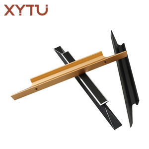 Maniglie per Mobili XYTU L019, Maniglie a Scomparsa Lunghe, Maniglie Moderne per Cucina e Bagno, Finitura Ossidata in Lega di Alluminio - Product Image 6