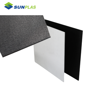 <span class=keywords><strong>ABS</strong></span>樹脂シート 3mm/1mm バージンブラック テクスチャ加工 カスタマイズ可能なサイズと色 切断サービス サンプラスブランド ISO9001認証 - Product Image 1