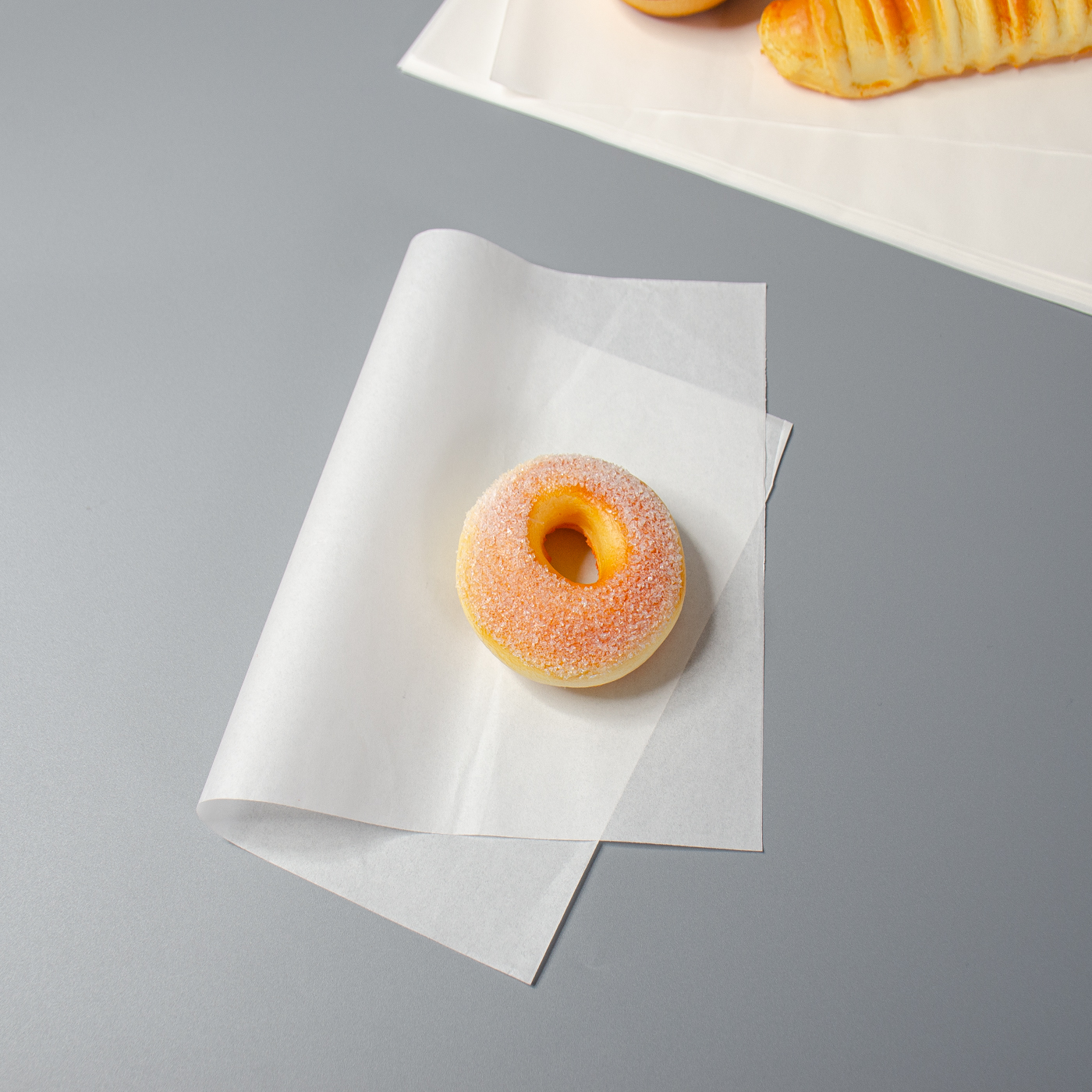 Nonstick Heat Resistant 100 Pcs 6.9 Inch White square Reusable Disposable Silicon Greaseproof Paper for Baking