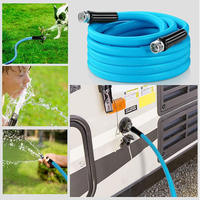 American Standard 3/4 Zoll Hochdruck-PVC-Gartens ch lauch 3M Wasser rohrset zur Bewässerung Bewässerungs blumen Auto waschanlage