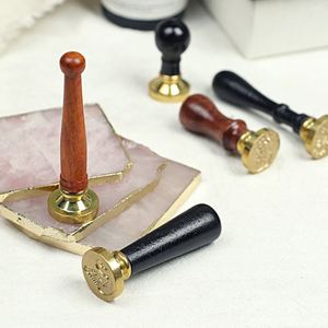 Kit de tampons personnalisés en bois et métal pour sceau de cire, avec logo sur mesure, pour bricolage - Product Image 4