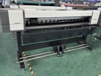 Imprimante jet d'encre numérique grand format Eizoulyn nouvelle génération 1440 dpi 64 pouces I3200 1,8 m à sublimation thermique et à solvant écologique