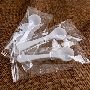 Cucchiaio <span class=keywords><strong>di</strong></span> <span class=keywords><strong>Plastica</strong></span> Monouso Bianco Rotondo da 2g 4ml, Misurino per Sale Limitato, Cucchiaino da 4ml per Misurare Polveri - Product Image 6
