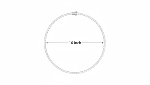 สร้อยคอเพชรทองคำหรูหรา ประดับอัญมณีระยิบระยับสำหรับผู้หญิง ของขวัญเครื่องประดับที่สมบูรณ์แบบสำหรับโอกาสพิเศษหรือแฟชั่นประจำวัน - Product Image 2