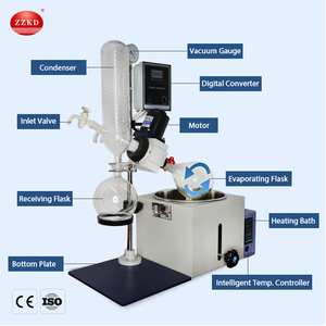 Evaporador Rotatorio al Vacío Mini Re-201d para Destilación y Extracción de Aceite de Cáñamo - Product Image 2