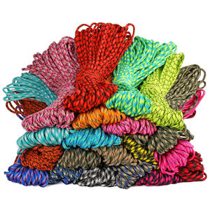 JKSS-005 Multicolore 7 brins 550 paracord 31 mètres 750 100FT tressé nylon paracord polyester paracord 4mm - Product Image 1