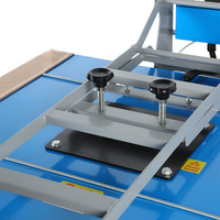 Presse à chaud manuelle haute pression grand format 80*100 pour sublimation de vêtements, équipement d'impression, garantie 1 an