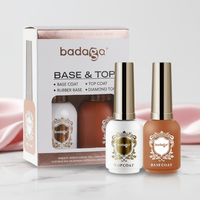 Kit de gel UV pour ongles Badaga Suppliers avec échantillons gratuits, temps de séchage LED de 30 secondes, base et top coat style japonais