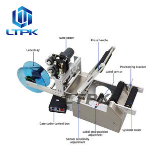 آلة وضع الملصقات على الزجاجات الدائرية على العطر بملصق صغير بسعر المصنع - Product Image 2