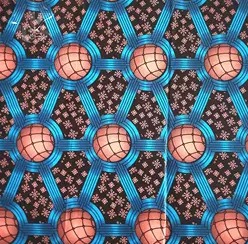 Tissu africain en coton ciré 100 % personnalisé en usine chinoise pour robes africaines - Product Image 6