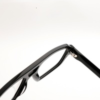 Lbashades 8605 Montures de lunettes rétro faites à la main en acétate à monture complète, lunettes classiques à double pont bloquant la lumière bleue pour hommes et femmes