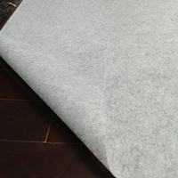 Tapis de peinture antidérapant enduit de film PE gris, protecteur de sol en polyester imperméable, adapté à la rénovation et à la peinture