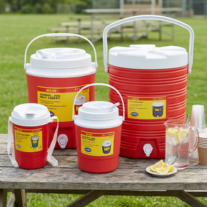 Smart Cool Insulated <b>Beverage</b> <b>Dispenser</b> Water Jug 4 Pcs Set Thermal with Lid Handle Spigot smart cool 4pc set - Product Image 2
