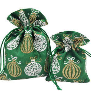 High Quality Drawstring Fabric <b>Gift</b> <b>Bags</b> for Christmas Present Packaging <b>Small</b> Pouch - Product Image 6