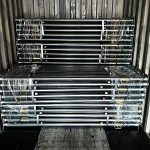 Support en acier réglable pour échafaudage <span class=keywords><strong>de</strong></span> chantier, support en acier avec écrou <span class=keywords><strong>de</strong></span> support robuste et finition galvanisée - Product Image 2