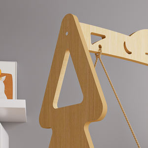 उच्च गुणवत्ता वाले छोटे जानवरों पालतू जानवरों की आपूर्ति धोने योग्य लक्जरी ठोस लकड़ी स्विंग - Product Image 4