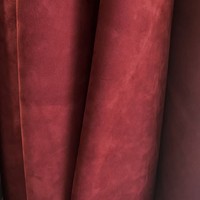 Cuir Nubuck Givré en Gros, Tissu de Revêtement en Cuir Naturel Suédé Doux, Peau de Vache pour Sièges de Voiture