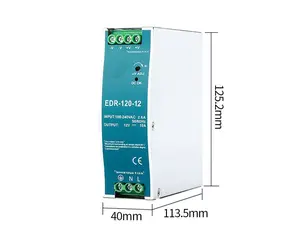 Hot bán AC 110/220V biến áp DC 13.8V pin back-up chuyển đổi chế độ cung cấp điện 24 V Din Rail 120W 12V 10A 24 V Adapter