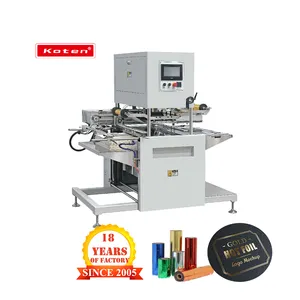 Automatische industrielle Heiß präge maschine Goldfolie druckmaschine für Papier karte