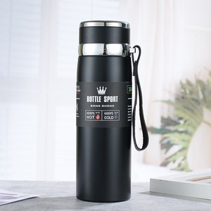 600ml Custom 800ml doppia parete thermos flaconi sottovuoto viaggio isolati in acciaio inox infusore di tè bottiglia di acqua con corda - Product Image 6