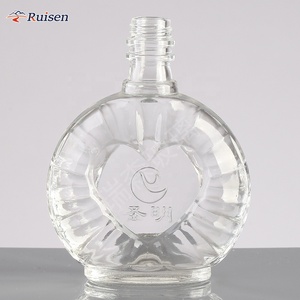 Xi lanh vuông hình dạng độc đáo chai thủy tinh vít cap Whisky Brandy rượu chai nước trái cây 200ml 375ml - Product Image 6