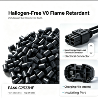Granulés XiangLong noirs 30 % en fibre de carbone renforcée PA6 C3021 pour extrusion de filament d'impression 3D FDM, outillage industriel du Shandong