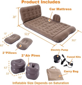 Colchón <span class=keywords><strong>de</strong></span> aire plegable a prueba <span class=keywords><strong>de</strong></span> desgaste para asiento trasero <span class=keywords><strong>de</strong></span> coche, cama Universal para viajes, <span class=keywords><strong>Camping</strong></span>, Colchones inflables para muebles del hogar o uso en parques - Product Image 2