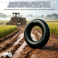 11.2-24, 12.4-24 TR218A Butyl Rubber Agricultural Inner Tubes, Suitable for Agricultural Tractors