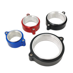 Pièces de voiture universelles Kit de pinces à bande <span class=keywords><strong>V</strong></span> HD en aluminium Clips en pouces pour tuyau d'échappement OD Turbo Intercooler Pipe Black <span class=keywords><strong>V</strong></span>-<span class=keywords><strong>Band</strong></span> Clamps - Product Image 1