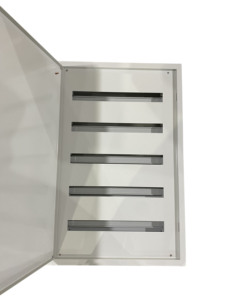 Centre de distribution électrique NEMA à montage en surface métallique IP65 |   Boîte de disjoncteurs en acier pour rail DIN - Product Image 4